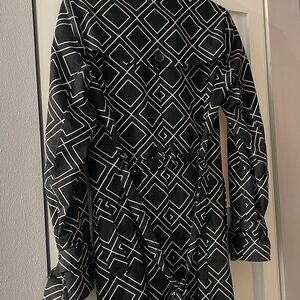 Banana Republic Black and White Geometric Jacket